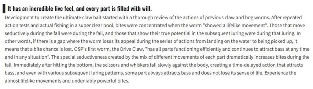 OSP Yumuşak Yem Dolive Yengeç 3 İnç W-009 (7163)