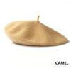 Stylish Women Solid Wool Beret French Artist Beanie Hat For Cozy Winter Days