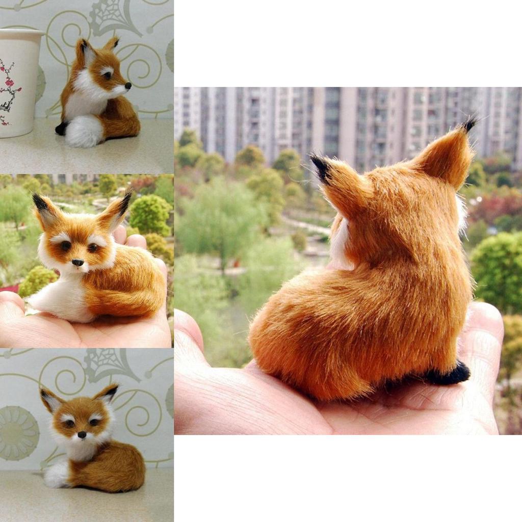 Adorable Cute Small Tiny Fox Plush Stuffed Toy Perfect For Birthday Gift Decor