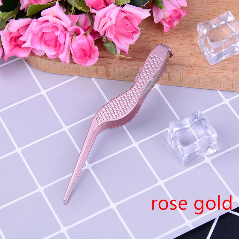 

Светодиодный фонарик для удаления ушной серы, пинцет для чистки ушей, инструмент для ухода за ушами розового золота