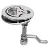 Good-Adjustable Hatch Latch Boat Cam Latch 316 Stainless Steel Polished With Back Plate For Marine Ship