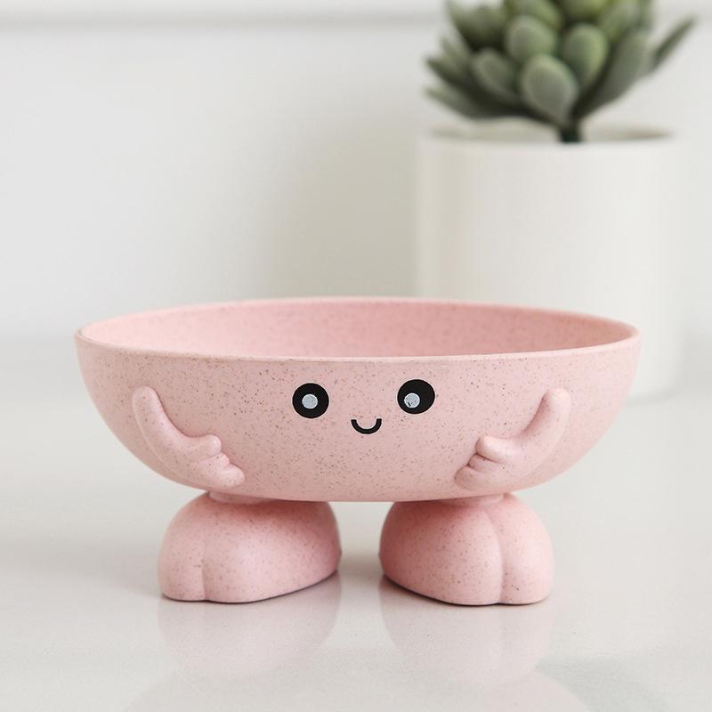 1Pcs Eco-Friendly Soap Box Non-Slip Soap Dish Bathroom Supplies Soap Holder Cartoon Shape Storage Box Bathroom Accessories