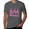 Young Royals crown pink TShirt Casual Basic Short Sleeve TShirt
