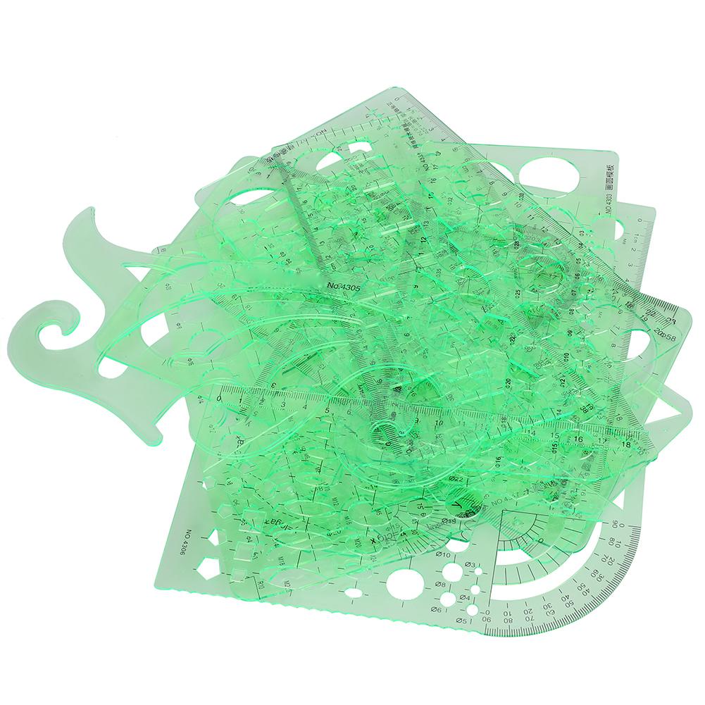 12pcs Ruler Set Curve Shaped Grading Rulers for Sewing Pattern Designs Drawing Template