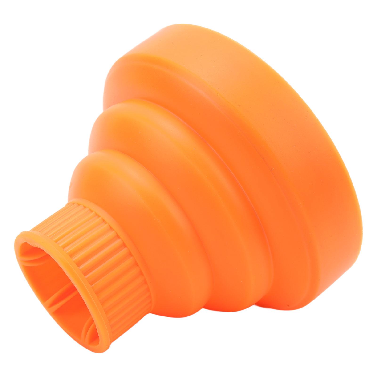 

Collapsible Hair Dryer Diffuser Universal Foldable Portable Blow Dryer Diffuser for Hair Dryer Orange