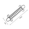 4pcs Awning Attachment Set Tension Spring, Alloy Spring Awning Spring Buckle, Heavy Duty Sun Shade Sail Fixing Kit