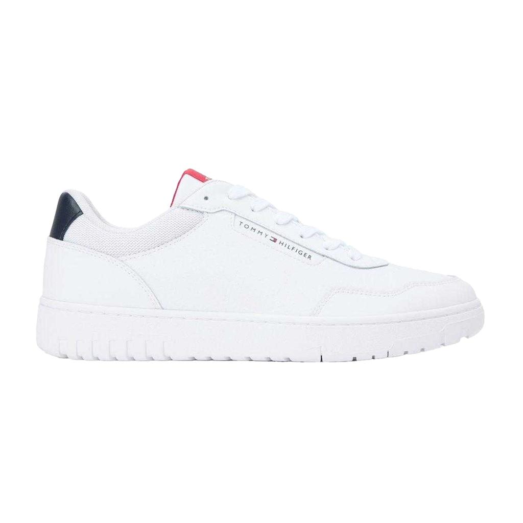 Tommy Hilfiger Mens Basket Core Lt Leather Trainers