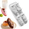 Silicone Baking Mould Reusable Baking Pan Cookie Moulds Heat Resistant Bakeware for Chocolate Candy Dessert Home Apartment