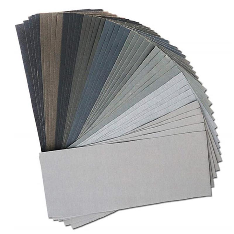 15Pcs/Set Automotive Sandpaper 400 600 3000 800 1000 1200 1500 2000 2500 Grit Sand Paper Water/Dry Sanding Paper Abrasive Tools