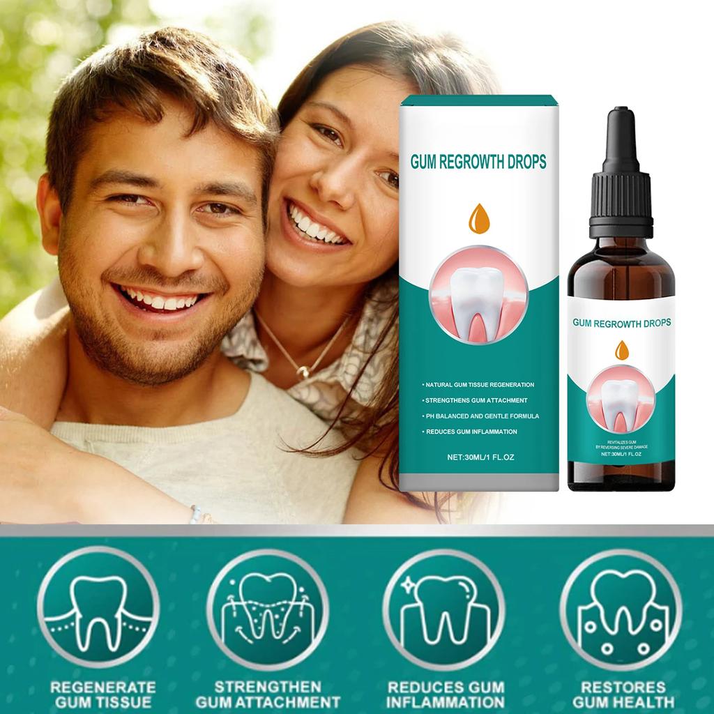 Gingival Repair Drops Quickly Repair of Cavities Caries Teeth Whiten Remove Yellow Plaque Stains Relieve Gums Decay Toothpaste