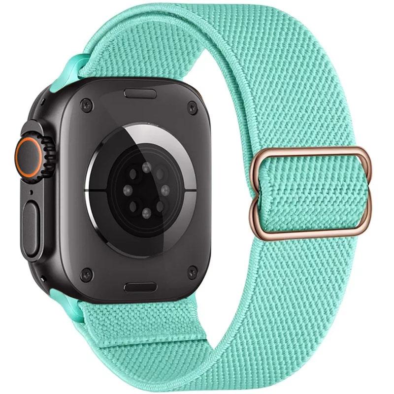 Elastic Nylon Loop Strap For Apple Watch Ultra 3/2/1 49mm 11 10 46mm 42mm Bracelet Wristband iWatch 9 8 7 6 5 4 SE 45/41/44/40mm