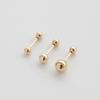 LUNNE 14k Ball Piercing (14k Gold) #PI01