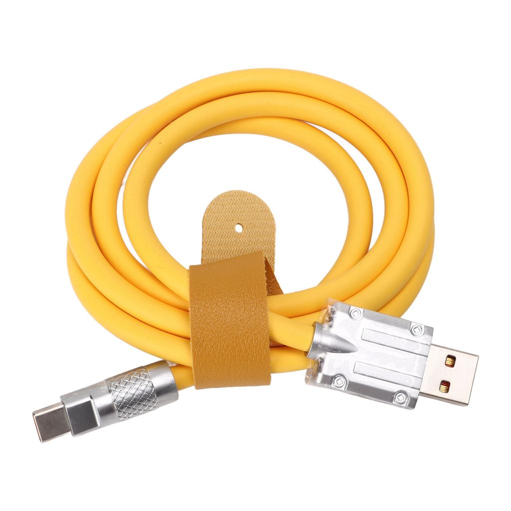 USB C Charging Cord 66W Fast Charging Liquid Silicone Thickened Type C Charging Cable for Phone Power Bank Camera 4.76ft