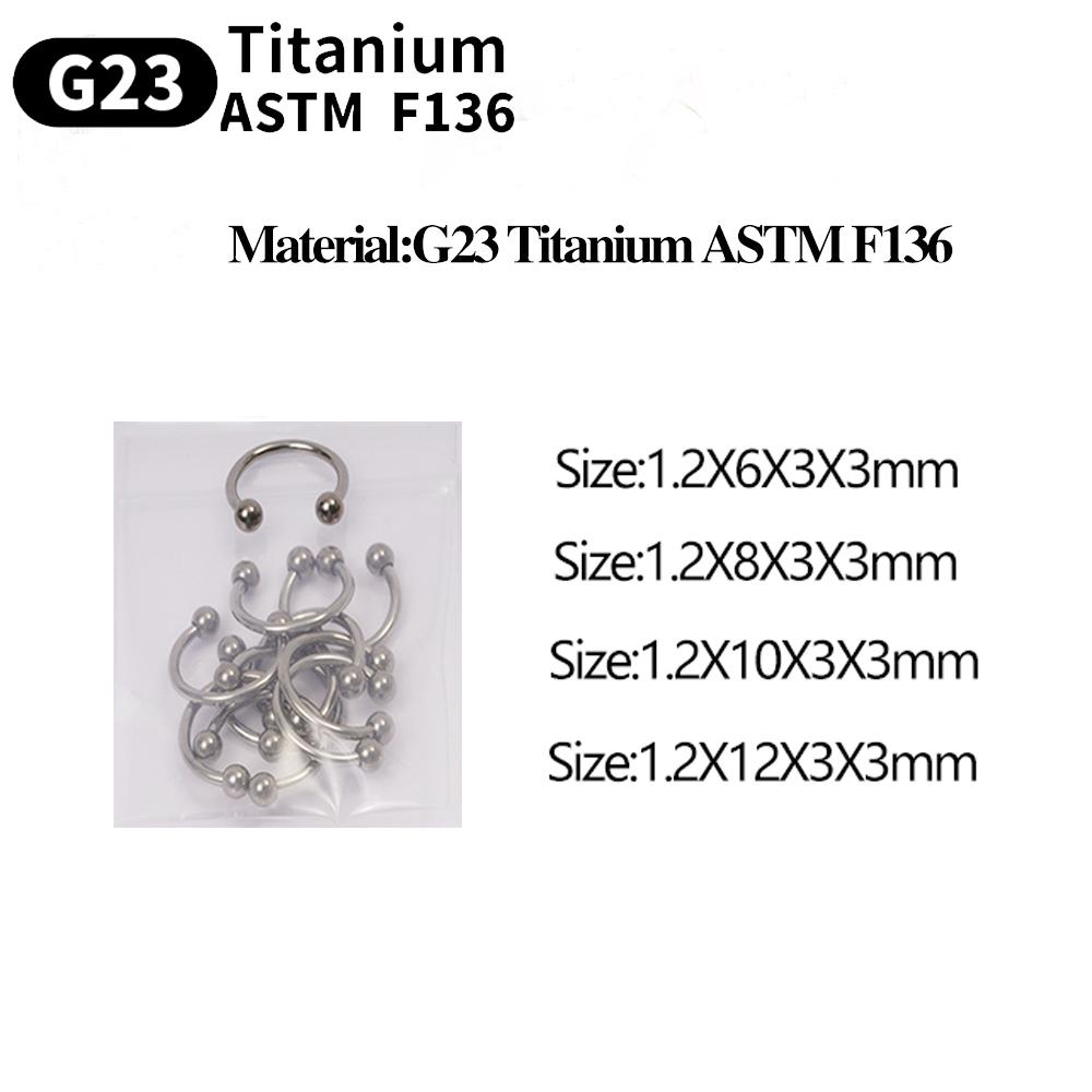 1/5 Stück G23 Titan Nasenringe Piercings Lippe Augenbraue Ohr Septum Helix Knorpel Septum Körperschmuck Piercing Labret Nase C-Stab