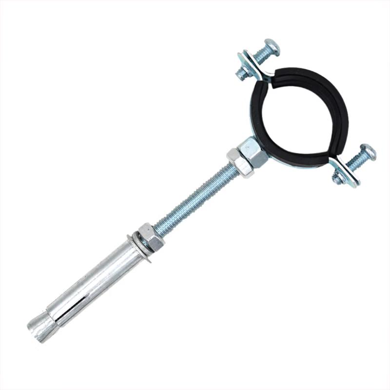 Extended Expansion Clamp for Galvanized Pipe Support
