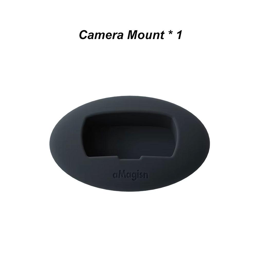 For Insta360 X5/X4/X3 Camera Mount Desk Stand Mount Base Holder Silicone Vehicle Dock Support Action Camera Accessorie
