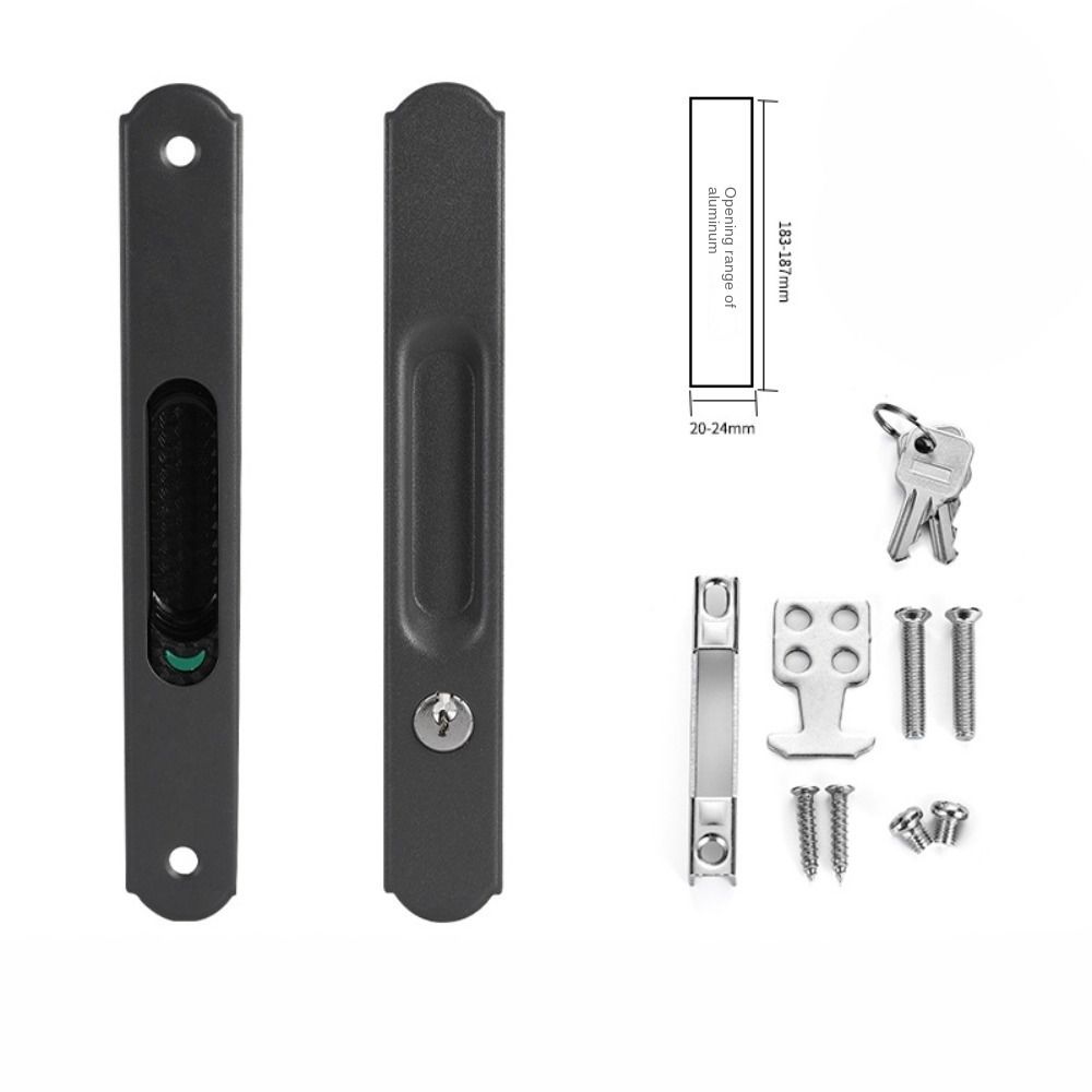 Invisible Sliding Door Lock Durable Handle Lock Durable Window Latch  Sliding Window