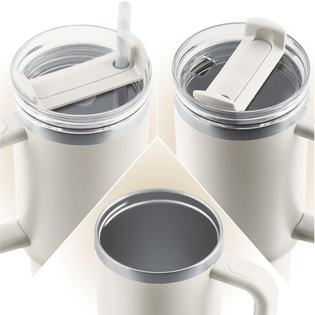 Thermos Vacuum Cup With Straw Berdsen
