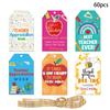 Event Appreciation Teacher Hangings With Paper Labels For Party Decorations