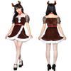 Clearstone Miminoel Christmas Cosplay Costume Bitter Reindeer for Women, Brown