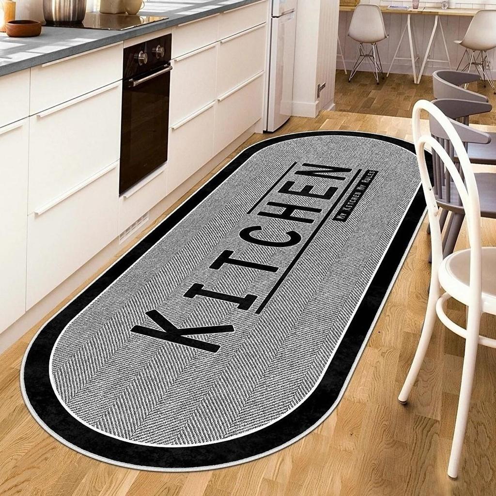 Digital Printing Washable Doormat Kitchen Rug, Living Room Rug, Kitchen Rug, Bathroom and Bedroom Carpet M-6
