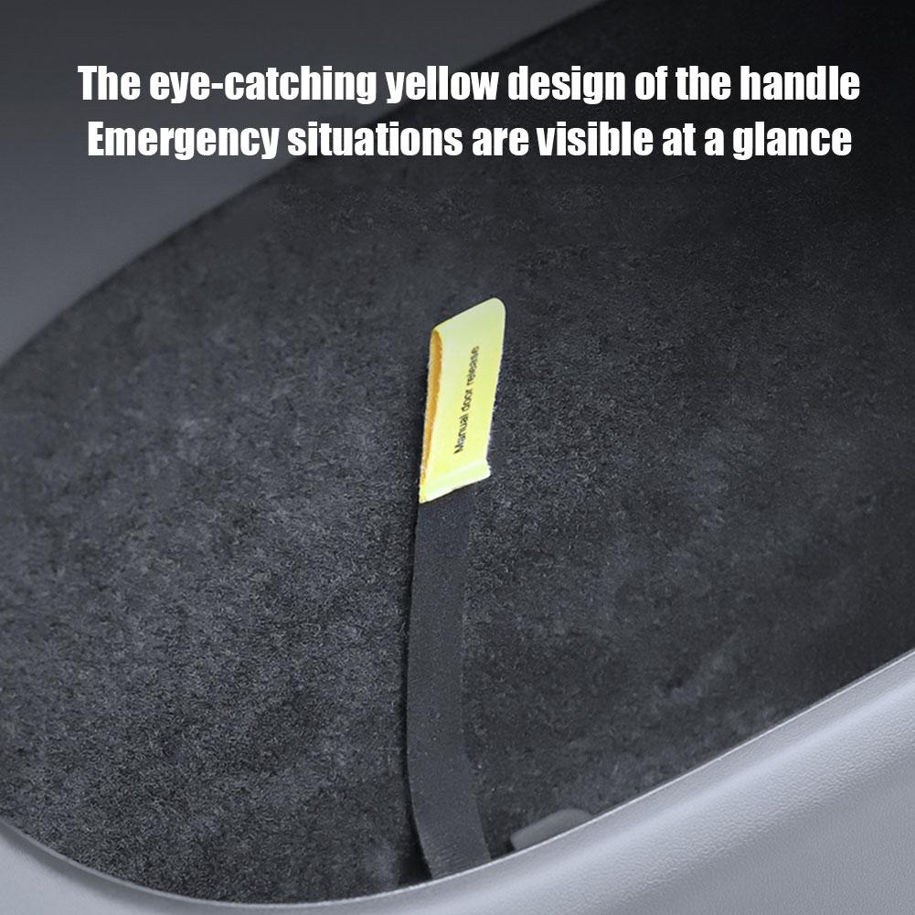 Rear Door Mechanical Switch Extended Car Door Emergency Handle Manual Door Release Emergency Puller Button For Tesla Model Y