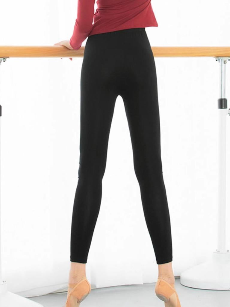 Black High-Elastic Butt Lifting & Slimming Yoga Pants for Women - Nine-Point Modal Base Layer, Spring/Autumn Style