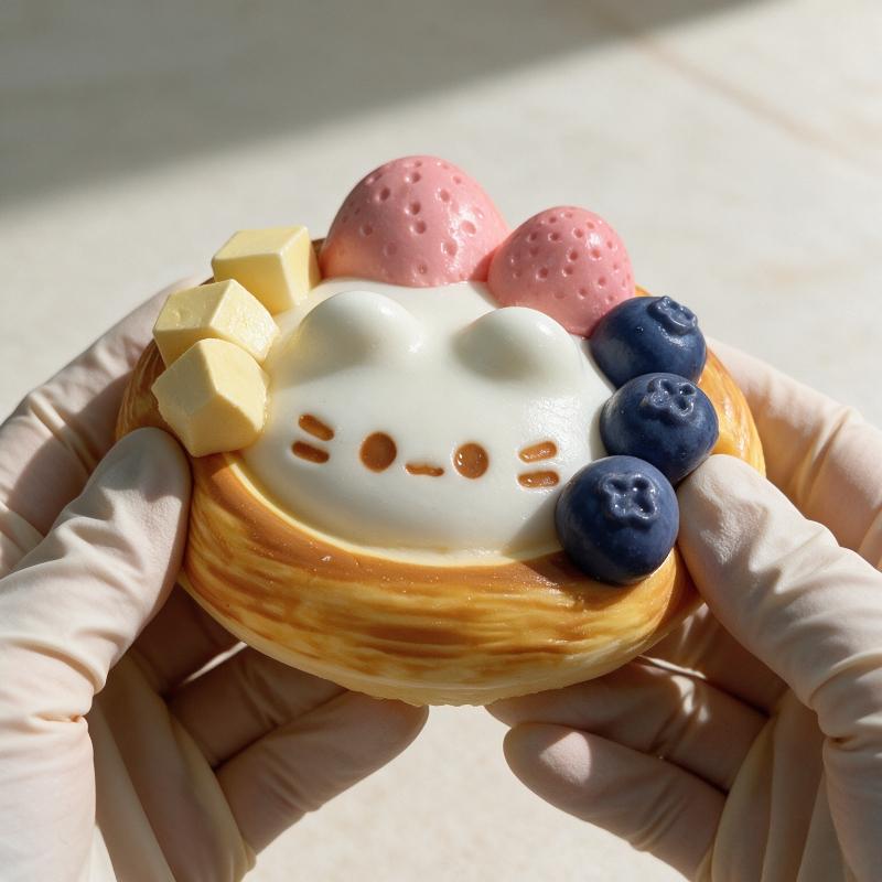 Strawberry Cream Bar Tart Squeeze Toy  Soft Sensory Toy Portable Stress Relief Anxiety Relaxation Fidget Toy For Kids Adults