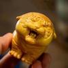 Creative Cliff Cypress Tiger Decoration Wood Carving Pendant Modern Simplicity Household Decoration Men Play Hand Handle Crafts