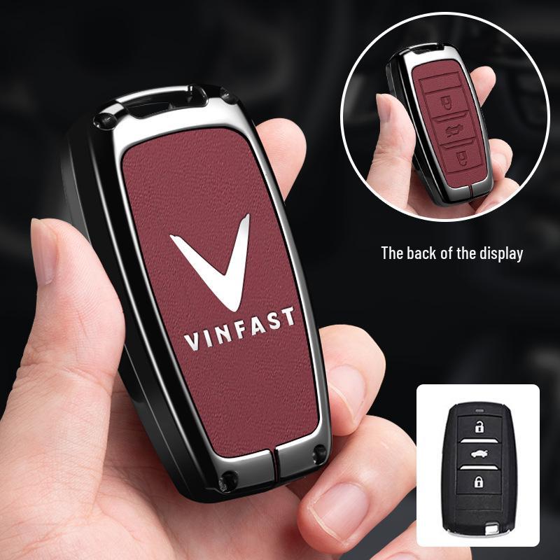 Vinfast Vietnam Car Key Case for Zhonghua V5/VF8 VF3/5/9 with Premium Keyring Buckle