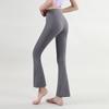 Women's yoga pants, summer hip-lifting, slightly flared, wide-leg sports flared pants, high-waisted slimming yoga fitness leggings