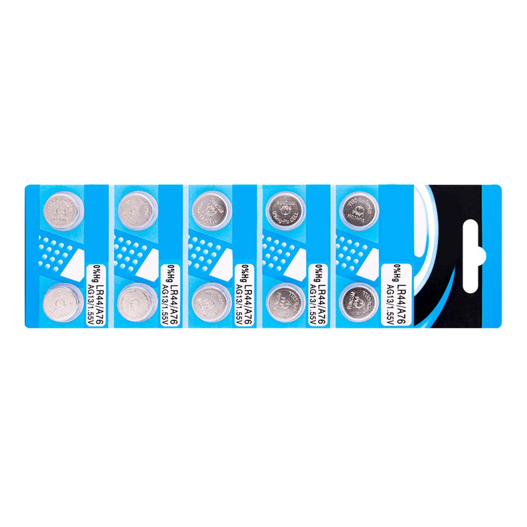 10/20Pieces High Capacity LR44 AG13 .5 V Alkaline Button Cell Button Batteries For Small Electronics Medical Devices