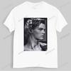 Men's Harajuku Stone Statue David T-Shirt Movie Jack Dawson Leonardo DiCaprio Patchwork Print Tops Casual Streetwear T Shirt Men