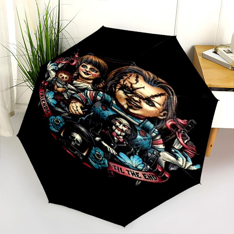 Chucky's Deadly Return Folding umbrella Umbrella Suitable for all seasons travel Umbrella Gift