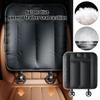 Universal Car Seat Cushion Luxury Leather Black Four Seasons Comfort Breathable Upholstered Auto Front Seat Pad Car Accessories
