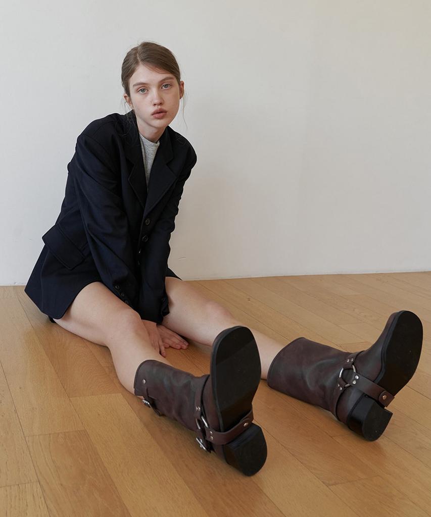 Lilyshoe Clive Half Boots_4 Color(2 Way) (A Type)