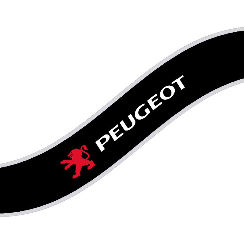 Car Front Windshield Stickers Front and Rear Decorative Emblem For Peugeot 308 408 508 RCZ 208 3008 2008 206 207 108 406 407 408 206 207 208 306 307