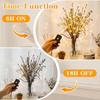 PEIDUO Lighted Brown Branches with Timer, 30Inch 3PK 60 LED Pathway Lights, Willow Branch Lights for Home Decorations Indoor Apartment Outdoor Stake