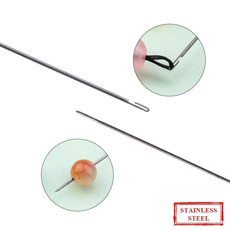 5pcs/lot Super Long Stainless Steel Beading Needles Easy Jewelry Making Tools Beading Pins for Beading DIY Jewelry Making 27CM