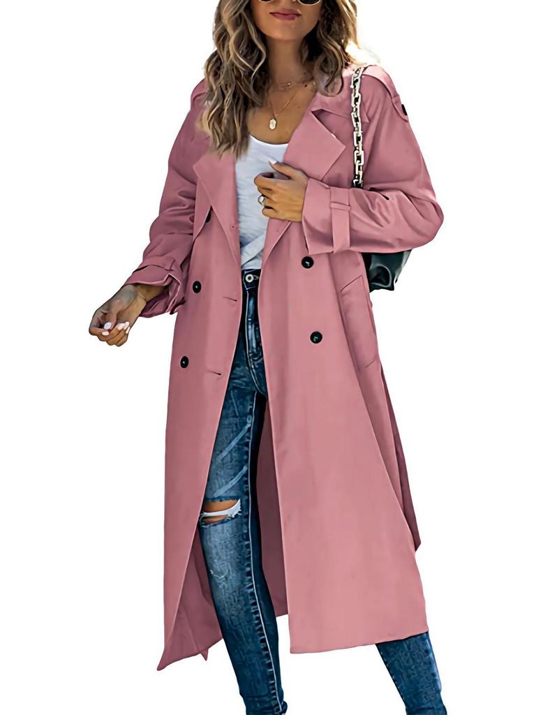 In Stock! European and American Style Women's Winter and Autumn Trench Coat.