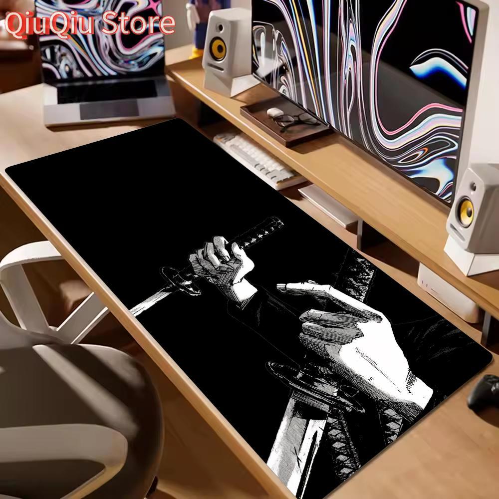 Japan Samurai Mouse Pad Laptop Vagabond Manga Keyboard Pad XXL Anime Mousepad PC Gaming Accessories Desk Mat Game Cabinet Car