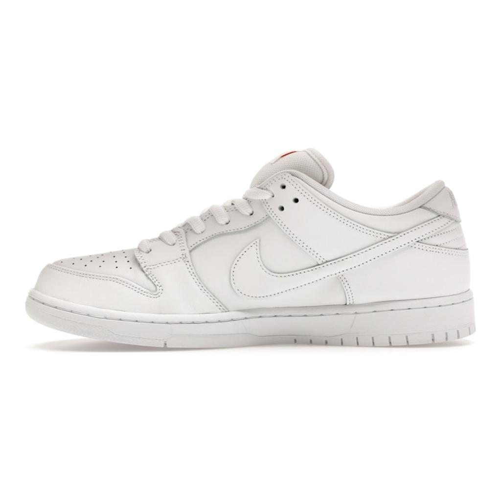 Nike Mens Dunk Low Pro SB Triple White Unisex Sneakers FJ1674-100