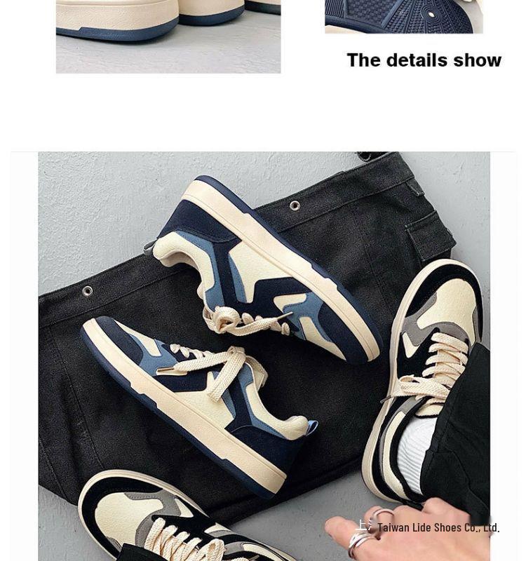 Men's Breathable Canvas Sneakers - 2025 Trendy Casual Korean Style Summer Shoes