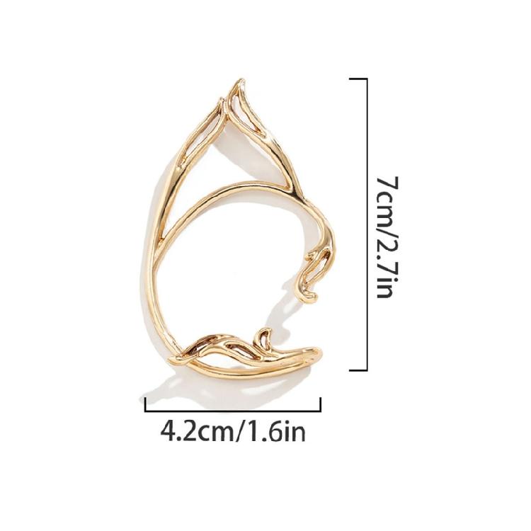 Cold Wind Earrings Irregular Dark Style Distressed Earring Elves Earrings Gift