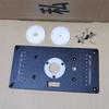 Trimming Machine Router Table Insert Plate special Lift Refit Aluminum Flip For Woodworking Work Bench Plunge Router Base