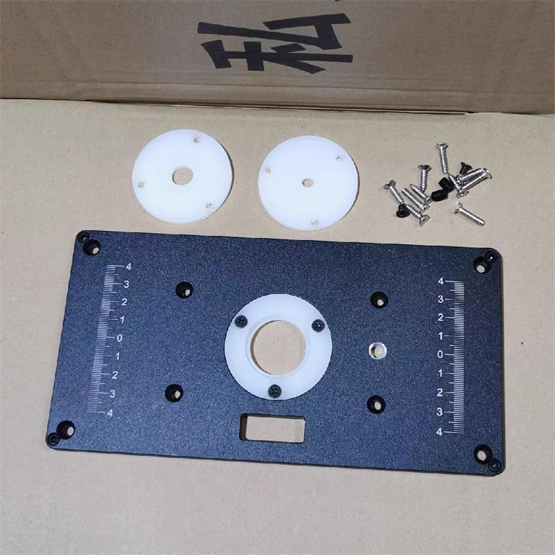 Trimming Machine Router Table Insert Plate special Lift Refit Aluminum Flip For Woodworking Work Bench Plunge Router Base