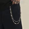 Hip-Hop Imitation Pearl Beaded Trouser Chain, Fashionable Niche Chain Splicing Jeans Waist Chain Hanging Chain