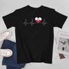 Unisex Unisex Polen Flagge Polska Herzschlag Ich Liebe In Herz T-Shirt Tees T-Shirts WoUnisex Jungen 100% Baumwolle T-Shirt