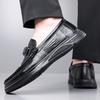 Fashion Luxury Men Penny Loafers Leather Slip on Casual Business Shoes Mens Wedding Dress Flats 2025 New Party Fashion Walking Shoes