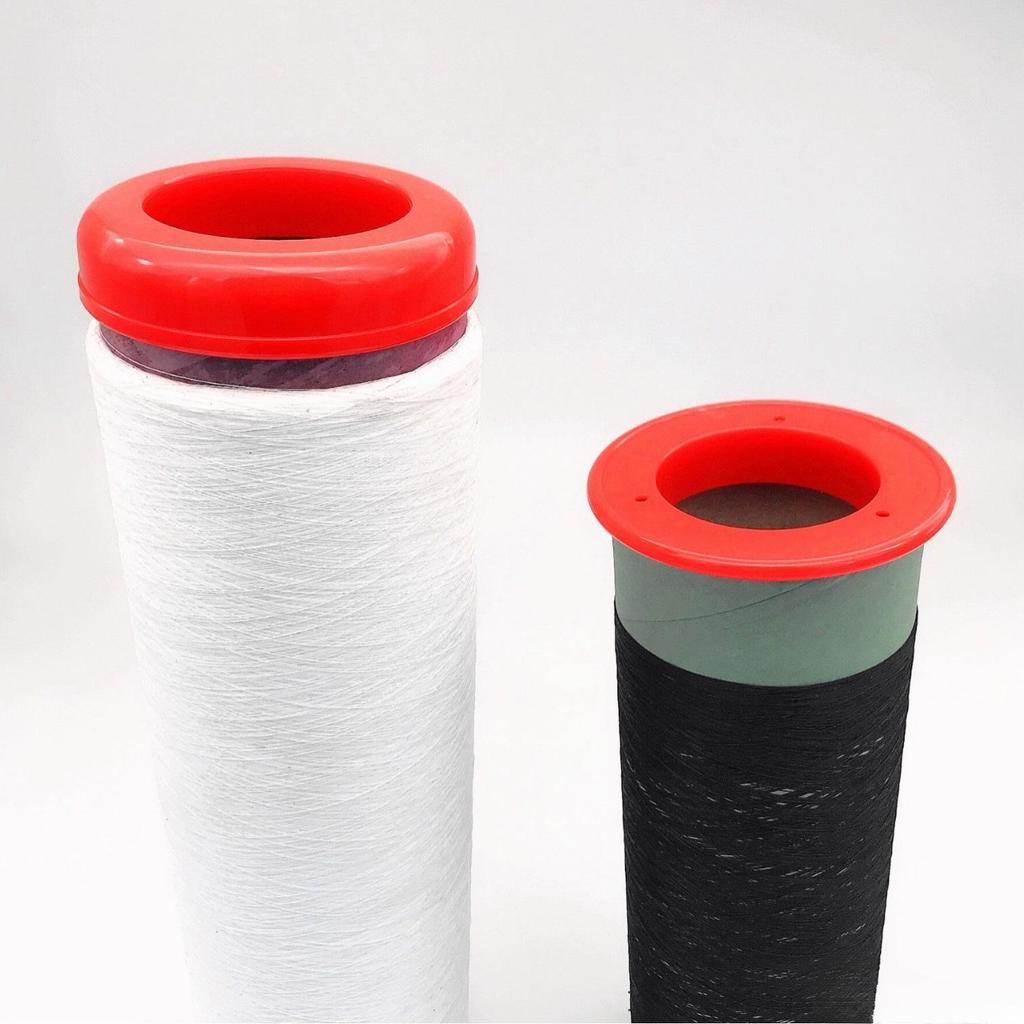 Circular Knitting Machine: Yarn Cone & Tube Covers (Polyester, Low Elastic) - Flat & Round Head Options